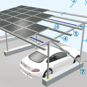 Produsen Carport Solar Mounting System