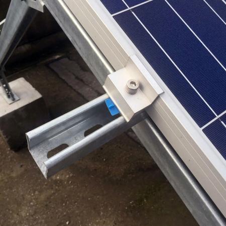 Sistem pemasangan solar tanah baja galvanis hot-dip
